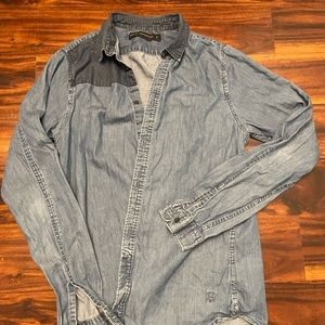 Mens French connection button up
